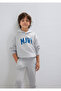 Logo Printed Gray Sweatshirt 6S10113-88467