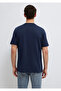 Black Navy Blue T-Shirt Regular Fit / Normal Cut 0613135-86623 - 5