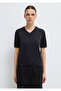 V-Neck Black Knitwear Regular Fit / Normal Cut 1710868-900 - 4