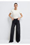 Ecru Basic T-Shirt Fitted / Body-Fitting Cut 1614065-91481 - 3
