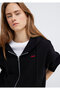 Logo Printed Hooded Black Sweatshirt 1S10531-900 - 2