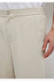 Elastic Waist Beige Trousers 0010557-70144 - 6