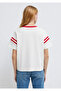 Printed Ecru T-Shirt Regular Fit / Normal Cut 1613861-70057 - 6