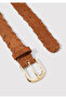 Brown Suede Leather Belt 1913565-70304 - 4