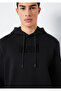 Logo Printed Hooded Black Sweatshirt 0S10549-900 - 7