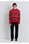 Christmas Themed Red Sweater Regular Fit / Regular Cut 0710403-85905 - 3
