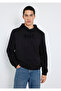 Logo Printed Hooded Black Sweatshirt 0S10549-900