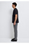 Logo Printed Black T-Shirt Regular Fit / Regular Cut 0610260-900 - 5