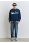 Jeans Printed Navy Blue College Jacket 0110624-89353 - 4