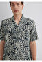 Printed Gray Shirt Regular Fit / Regular Cut 0211489-89886 - 7