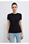 Black Basic T-Shirt Fitted / Fitted Cut 1613081 -900 - 4
