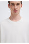 Logo Printed White Basic Interlock T-Shirt Loose Fit / Comfortable Loose Cut 0613102-80194 - 7