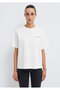 Mv Printed Interlock Ecru T-Shirt Regular Fit / Standard Cut 1613148-80194 - 4