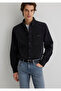 Jayden Black Dark Gray Jean Shirt Regular Fit / Normal Cut 0211065-89297