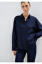 Striped Navy Blue Shirt Oversize / Wide Cut1210878-83699 - 2