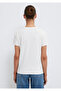 Crew Neck White Basic T-Shirt Slim Fit / Slim Fit 1612707 -70057 - 5