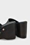 Sonia Wedge Heeled Single Strap Open Toe Sabo Slippers - 5
