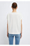 Lux Touch Tencel Tm Modal Ecru Modal Basic T-Shirt Loose Fit / Loose Comfortable Fit 167245 -25705 - 5