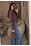 Brown Suede Pocket Jacket |   F1800 - 2