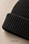 Wool Beret Women Men Unisex Winter Hat Black - 3