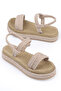 Eileen Wedge Heel Drawstring Women's Slippers - 5