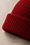 Wool Beret Women Men Unisex Winter Hat Red - 3