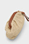 Capri Straw Look Drawstring Women's Bag - 4