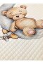 Baby and Child Printed Single Pique Set 160X220 cm White - 2