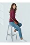 Women's Crew Neck Long Sleeve Fingerless Stretchy Bodysuit T-Shirt - 3