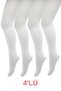 4-Piece Micro 60 Denier Girls' Pantyhose