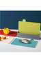 Plastic Cutting Board Set with Storage Shelf,4 Pieces,Color-Coded,Dishwasher Safe,Non-Slip Kitchen Chopping Boards - 8