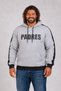 Large Size Sweatshirt Padres 22708 Anthracite - 2