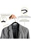 Plastic Clothes Hangers,20 Pack Heavy Duty Durable Non-Slip Coat Hangers with 360-Degree Swivel Hooks,Black - 5