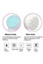 2-in-1 Manual Facial Cleansing Brush, Deep Pore Exfoliation, Makeup Massaging, Blue - 6