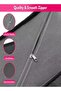 4 PCS Drawer Organizer Set,Foldable Wardrobe Clothes Storage Boxes,Closet Drawer Dividers for Underwear,Socks,and Bras,Grey - 6