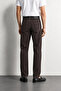Brick - Dark Brown - Tapered Deluxe Street - 100% Cotton Denim - Men's Jeans - 3