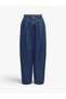 Onllerin Hw Balloon Db Dnm Qyt Women's Navy Blue Denim Trousers - 15339183