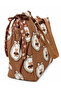 Baby Care Bag with 4 Pockets, 100% Cotton, Large Size with Teddy Bear - 6
