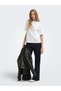 Onlsuperior Ss Oneck Loosetop Jrs Noos Women's White T-Shirt - 15377604 - 5