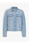 Only Women's Onlmıka Buttoned Double Pocket Denim Jacket 15352316   Blue