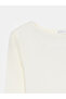 32325 Wool Blend Boat Neck Top-Ecru - 7