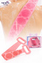 Bath Back Scrub Double Sided Silicone Shower Washcloth Brush - 2