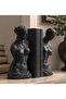 Set of 2 Roman Statue Bookends Bookshelf Decor Book Nook - 5