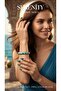 Engraved Colorful Satin Enamel Zircon Stone Brass Plated Zamak Bracelet - 2