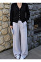 Black V-Neck Gold Buttoned Knitwear Cardigan - 3