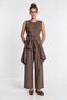 3-Piece Shirt Blouse Trousers Gabardine Set Lby0071 Vi̇zon - 4