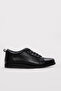 Genuine Leather Black Women's Casual Shoes 247Za01J-Eva