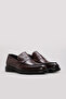 Genuine Leather Brown Floater Men's Classic Shoes 932Ma160Eva - 4