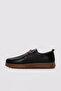 Genuine Leather Black Women's Casual Shoes 583Za2610-1 - 2