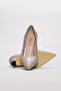 Genuine Leather Mink Women's Thin Heel Shoes 215Za2418 - 3